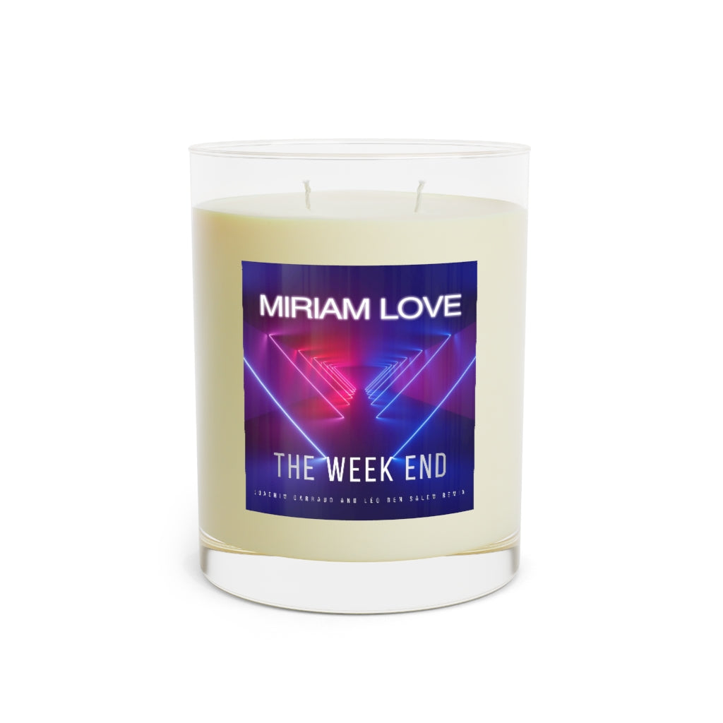 Miriam Love "The Weekend"Scented Candle - Full Glass, 11oz